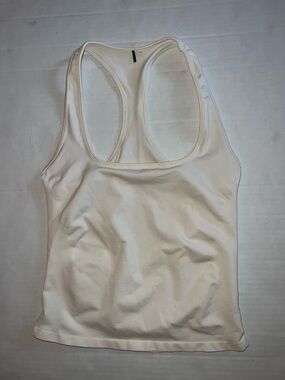 Alphalete Cream Racerback Tank Top size S?